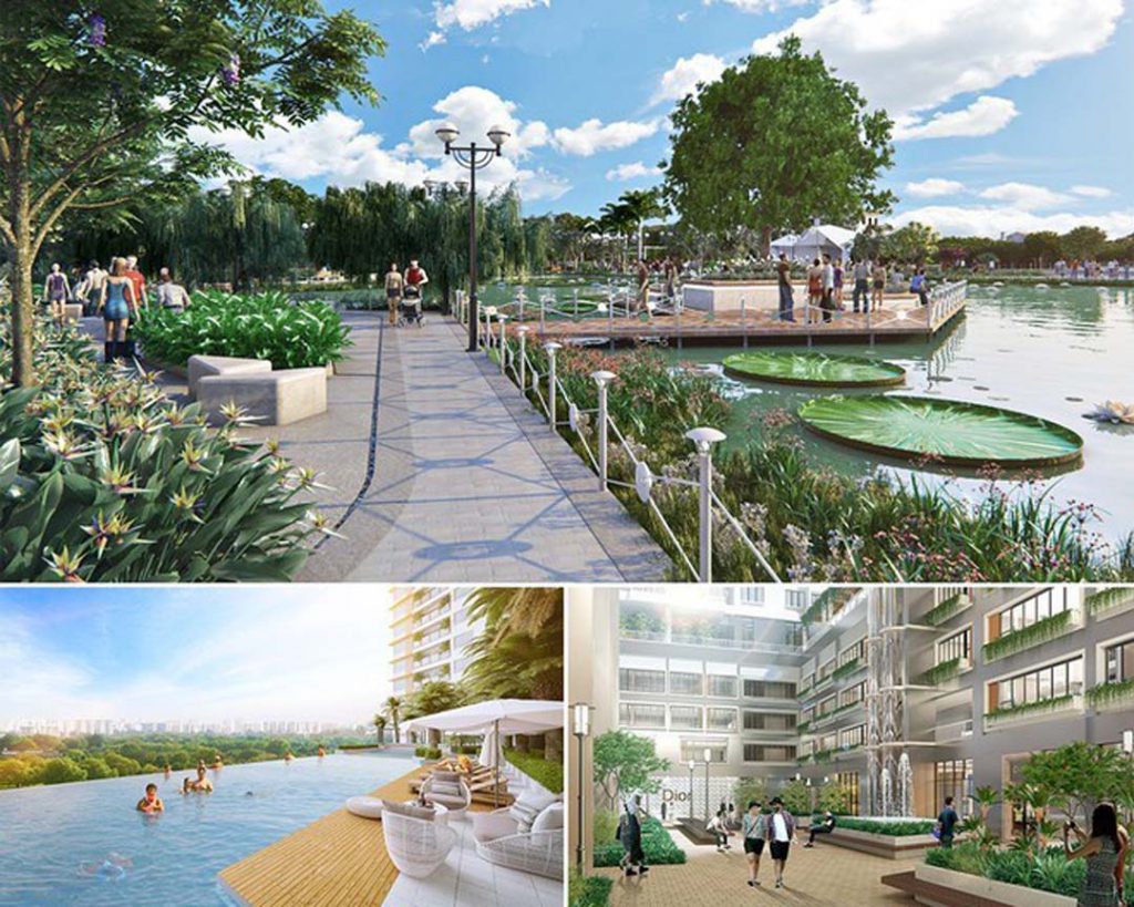 Phối cảnh dự án Green Star Sky Garden của Hưng Lộc Phát Group